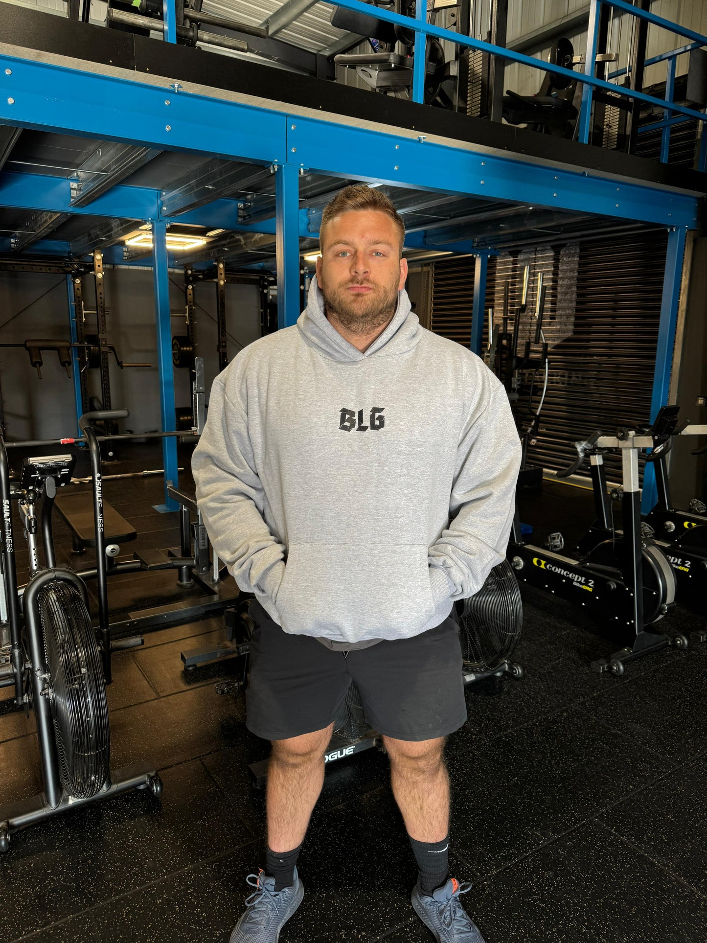 BLG Granite Hoodie - Grey