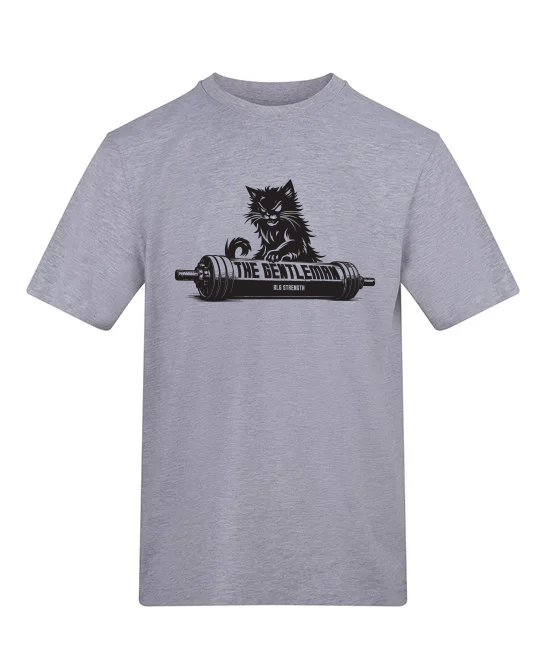 BLG 'The Gentleman' Unisex Tee - Heather Grey