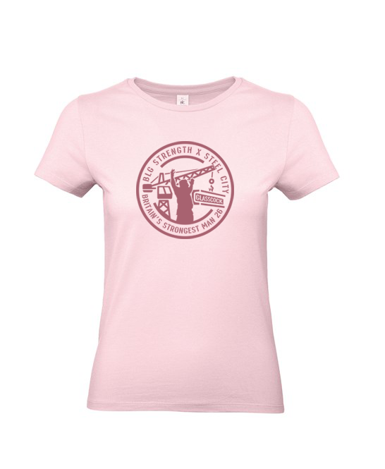 BLG x STEEL CITY Ladies Tee - ORCHID