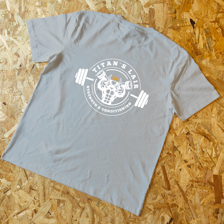 Titan's Lair - Unisex OG Tee - Heather Grey