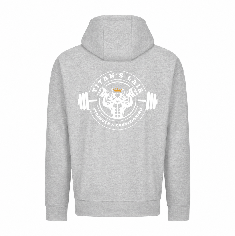 Titan's Lair - Unisex OG Hoodie - Heather Grey