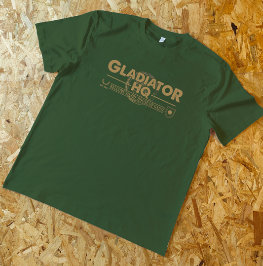 Gladiator Camp Unisex Tee V2 - Bottle Green