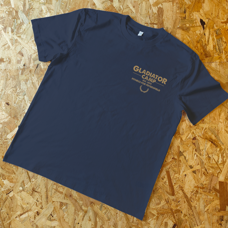 Gladiator Camp Unisex Tee V1 - Navy